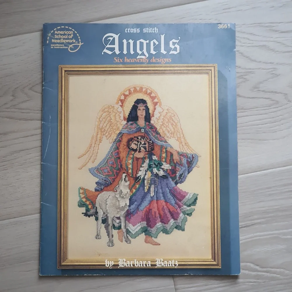 Angels Cross Stitch Pattern Barbara Baatz American School of Needlework 3661